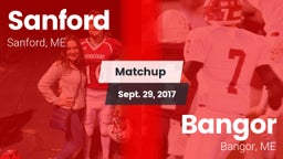 Matchup: Sanford vs. Bangor  2017