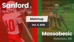 Matchup: Sanford vs. Massabesic  2018