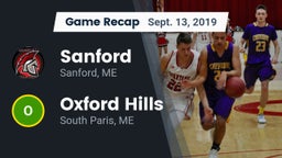 Recap: Sanford  vs. Oxford Hills  2019