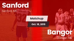 Matchup: Sanford vs. Bangor  2019