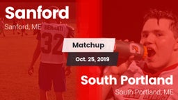 Matchup: Sanford vs. South Portland  2019