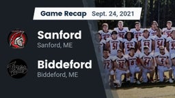 Recap: Sanford  vs. Biddeford  2021