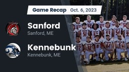 Recap: Sanford  vs. Kennebunk  2023
