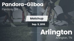 Matchup: Pandora-Gilboa vs. Arlington  2016