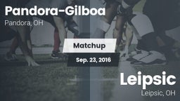 Matchup: Pandora-Gilboa vs. Leipsic  2016