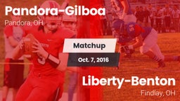 Matchup: Pandora-Gilboa vs. Liberty-Benton  2016