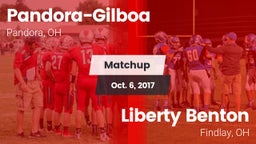 Matchup: Pandora-Gilboa vs. Liberty Benton  2017