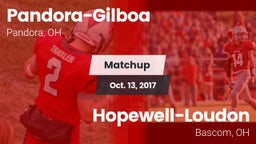 Matchup: Pandora-Gilboa vs. Hopewell-Loudon  2017