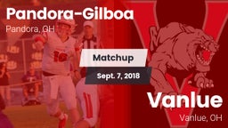 Matchup: Pandora-Gilboa vs. Vanlue  2018