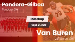 Matchup: Pandora-Gilboa vs. Van Buren  2018