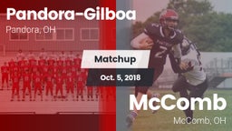 Matchup: Pandora-Gilboa vs. McComb  2018
