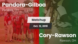 Matchup: Pandora-Gilboa vs. Cory-Rawson  2018