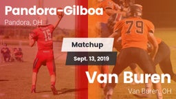 Matchup: Pandora-Gilboa vs. Van Buren  2019