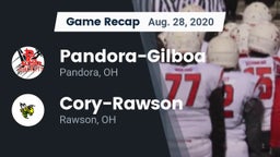 Recap: Pandora-Gilboa  vs. Cory-Rawson  2020