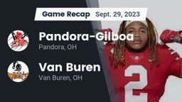 Recap: Pandora-Gilboa  vs. Van Buren  2023