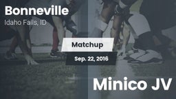 Matchup: Bonneville vs. Minico  JV 2016