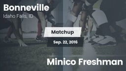 Matchup: Bonneville vs. Minico  Freshman 2016