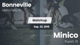 Matchup: Bonneville vs. Minico  2016