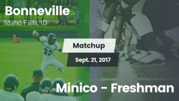 Matchup: Bonneville vs. Minico  - Freshman 2017