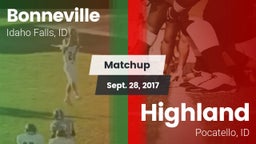 Matchup: Bonneville vs. Highland  2017