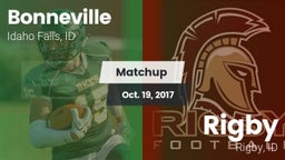 Matchup: Bonneville vs. Rigby  2017