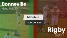 Matchup: Bonneville vs. Rigby  2017