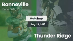 Matchup: Bonneville vs. Thunder Ridge 2018