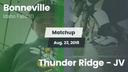 Matchup: Bonneville vs. Thunder Ridge  - JV 2018