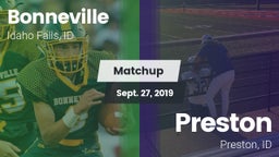 Matchup: Bonneville vs. Preston  2019