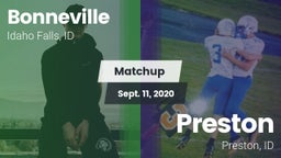 Matchup: Bonneville vs. Preston  2020