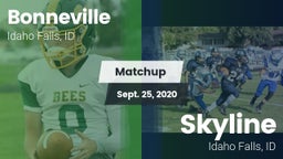 Matchup: Bonneville vs. Skyline  2020