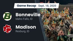 Recap: Bonneville  vs. Madison  2020