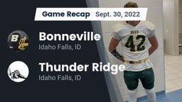 Recap: Bonneville  vs. Thunder Ridge  2022