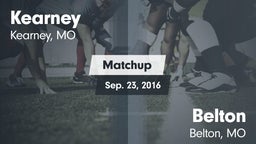 Matchup: Kearney  vs. Belton  2016