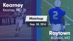 Matchup: Kearney  vs. Raytown  2016