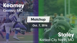Matchup: Kearney  vs. Staley  2016