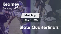 Matchup: Kearney  vs. State Quarterfinals 2016