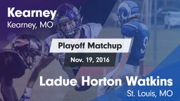 Matchup: Kearney  vs. Ladue Horton Watkins  2016