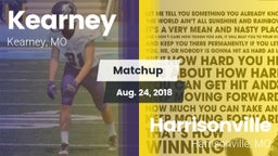 Matchup: Kearney  vs. Harrisonville  2018