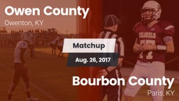 Matchup: Owen County vs. Bourbon County  2017