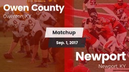 Matchup: Owen County vs. Newport  2017