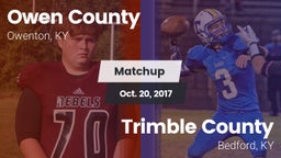 Matchup: Owen County vs. Trimble County  2017