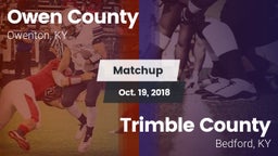 Matchup: Owen County vs. Trimble County  2018