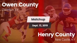 Matchup: Owen County vs. Henry County  2019