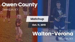 Matchup: Owen County vs. Walton-Verona  2019