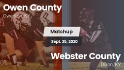 Matchup: Owen County vs. Webster County  2020