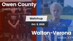 Matchup: Owen County vs. Walton-Verona  2020