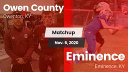 Matchup: Owen County vs. Eminence  2020