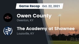 Recap: Owen County  vs. The Academy at Shawnee 2021