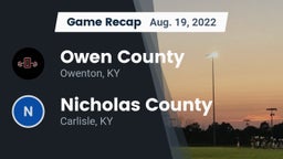 Recap: Owen County  vs. Nicholas County  2022